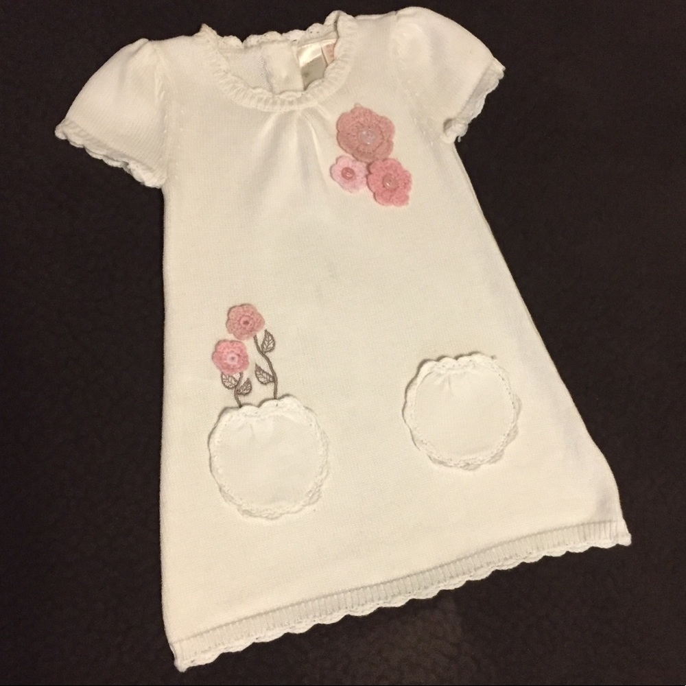 Girls 12 months Strawberry Faire sweater dress